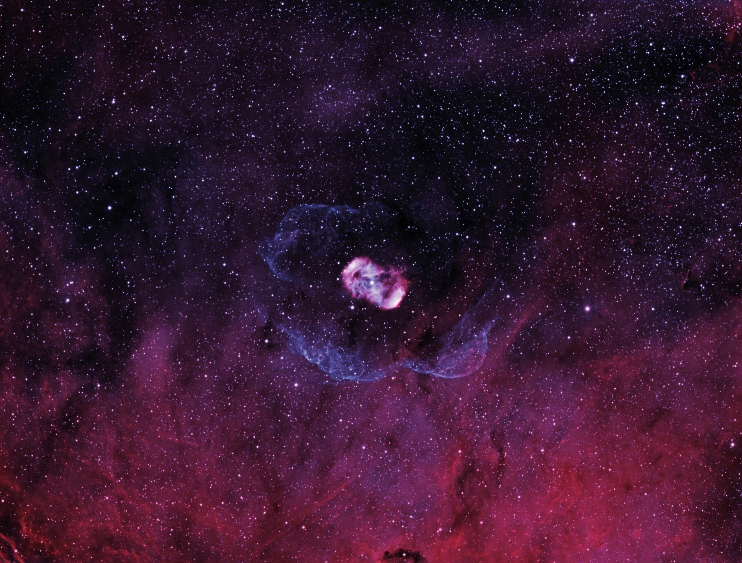 Bicolour image of the NGC 6164-5 | Dietro il Sipario del Cielo Bicolour image of the NGC 6164-5 | Dietro il Sipario del Cielo