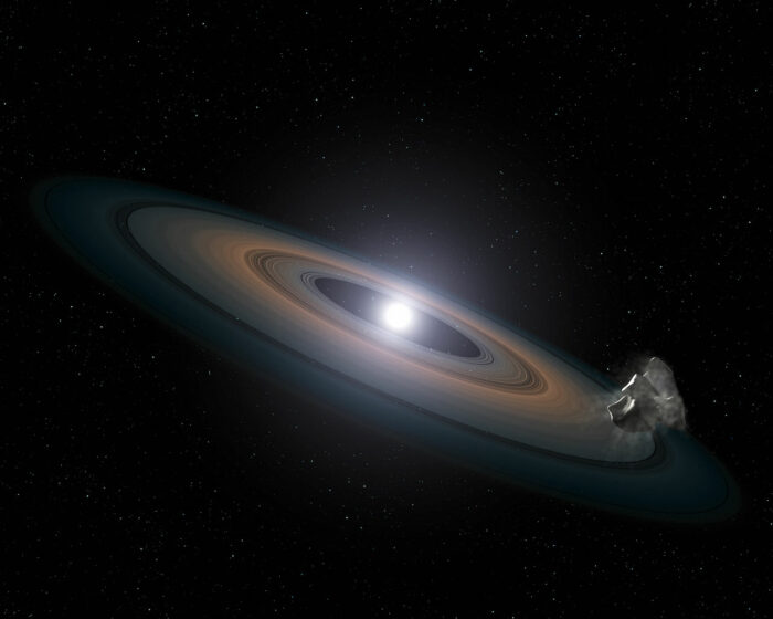 Debris around a White Dwarf Star | Dietro il Sipario del Cielo