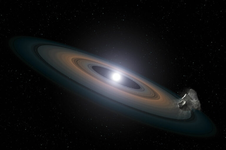 Debris around a White Dwarf Star | Dietro il Sipario del Cielo
