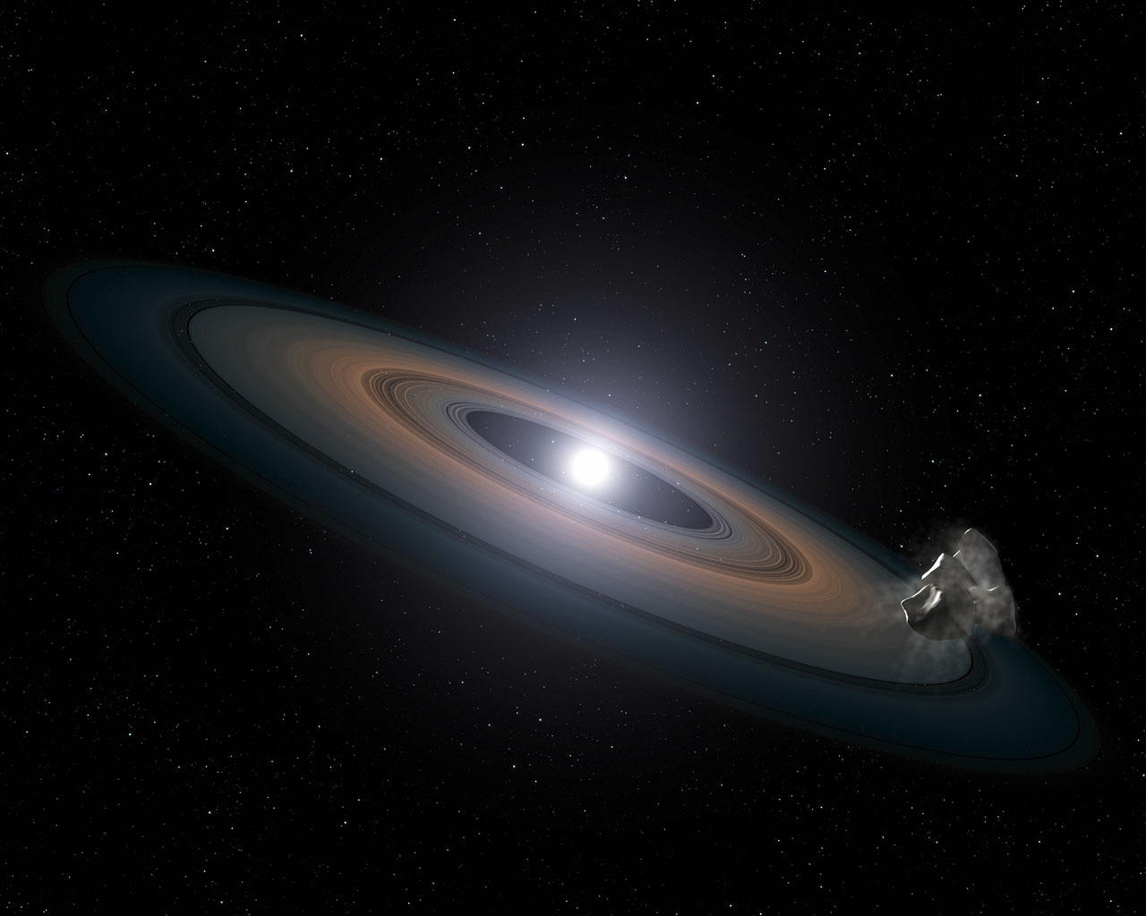 Debris around a White Dwarf Star | Dietro il Sipario del Cielo