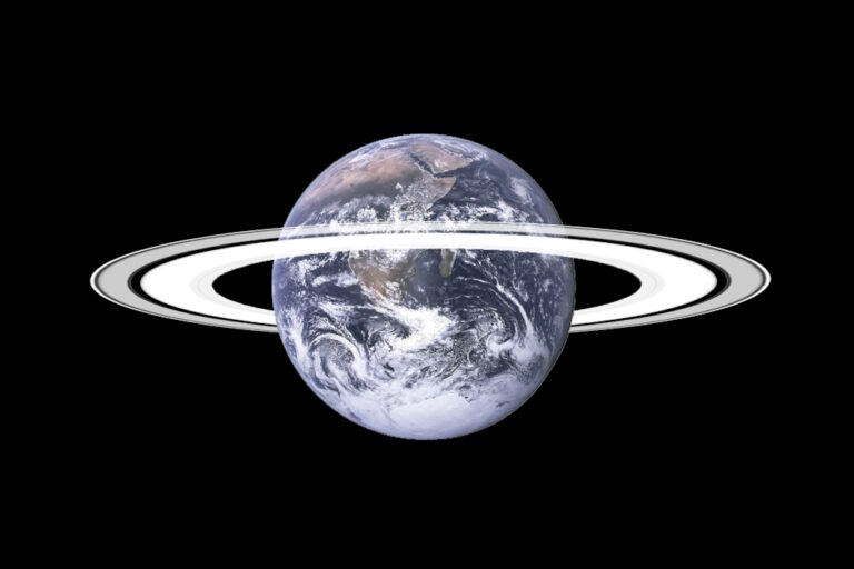 Earth with Rings | Dietro il Sipario del Cielo